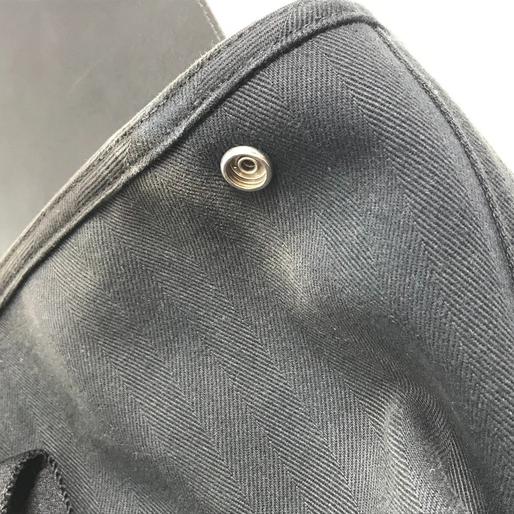 HERMES ヴァルパライソMM ヴァルパライソ MM カバン ミニボストンバッグ トートバッグ ハンドバッグ コットン ユニセックス ブラック
