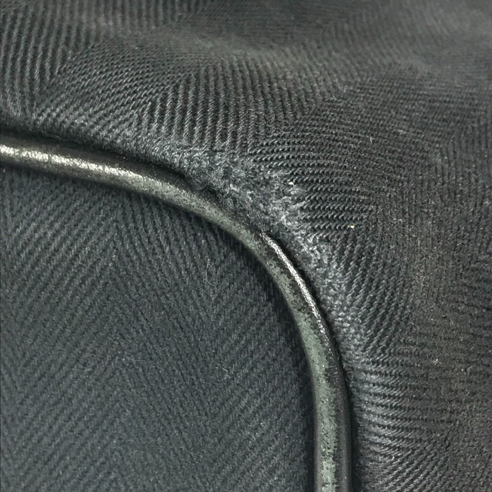 HERMES ヴァルパライソMM ヴァルパライソ MM カバン ミニボストンバッグ トートバッグ ハンドバッグ コットン ユニセックス ブラック