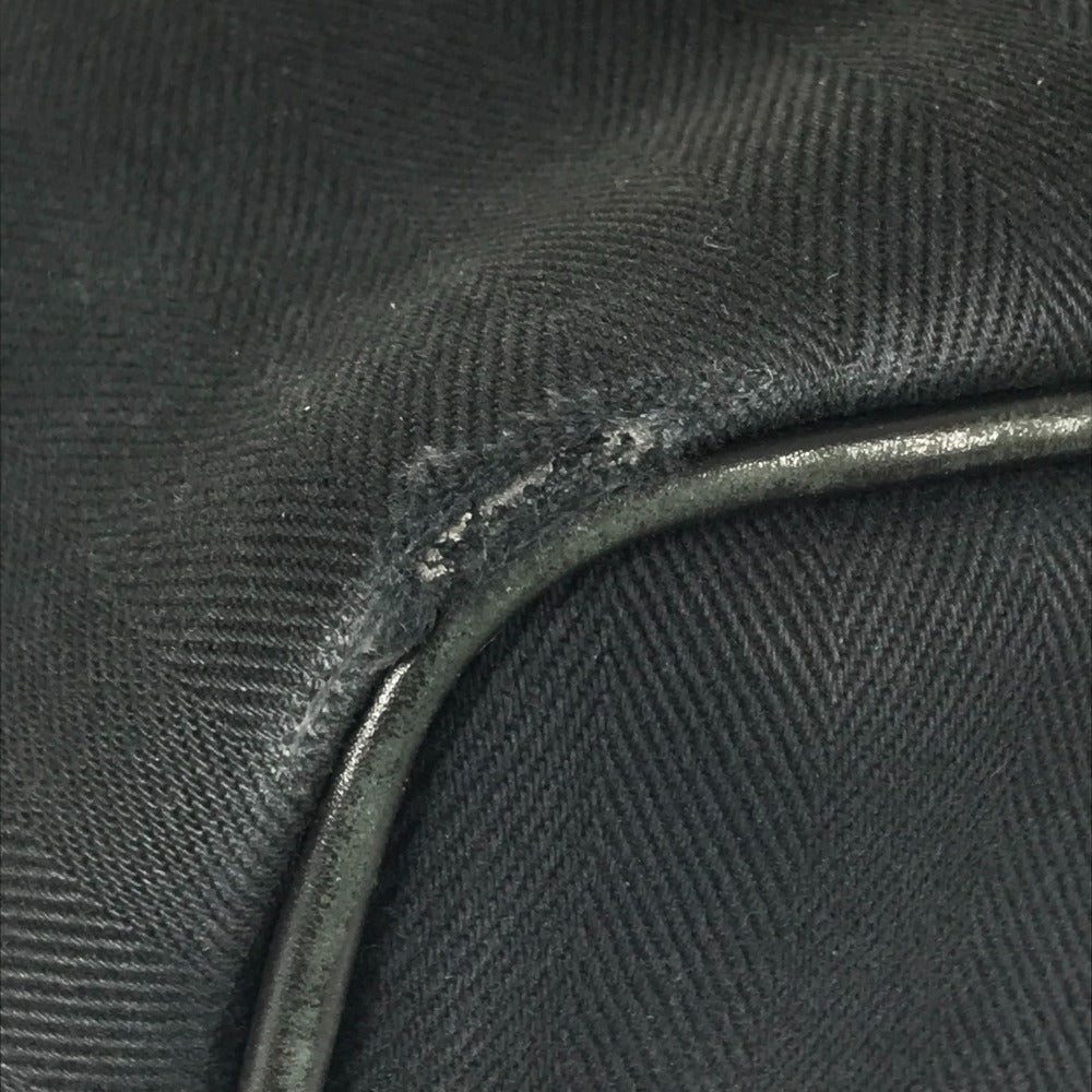 HERMES ヴァルパライソMM ヴァルパライソ MM カバン ミニボストンバッグ トートバッグ ハンドバッグ コットン ユニセックス ブラック