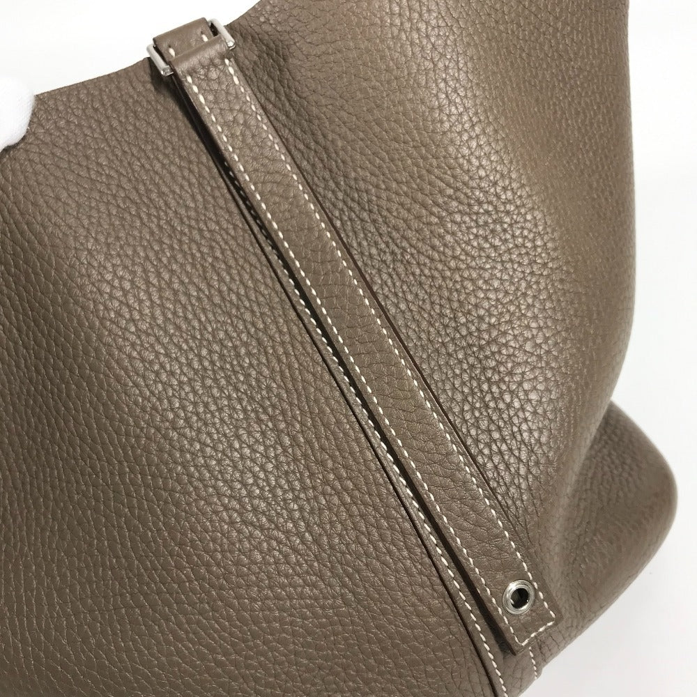 HERMES ピコタンロック MM 22 ピコタンロックMM ハンドバック カバン ハンドバッグ トリヨンクレマンス レディース エトゥープ グレー