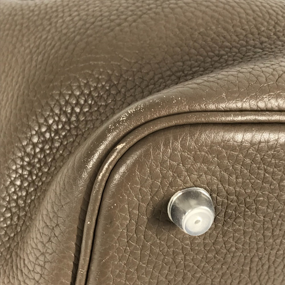 HERMES ピコタンロック MM 22 ピコタンロックMM ハンドバック カバン ハンドバッグ トリヨンクレマンス レディース エトゥープ グレー