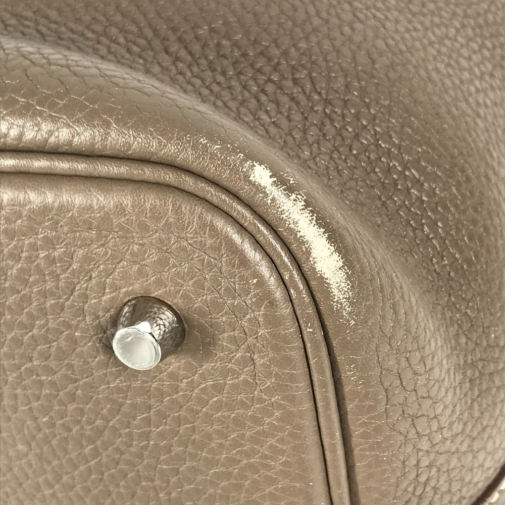 HERMES ピコタンロック MM 22 ピコタンロックMM ハンドバック カバン ハンドバッグ トリヨンクレマンス レディース エトゥープ グレー
