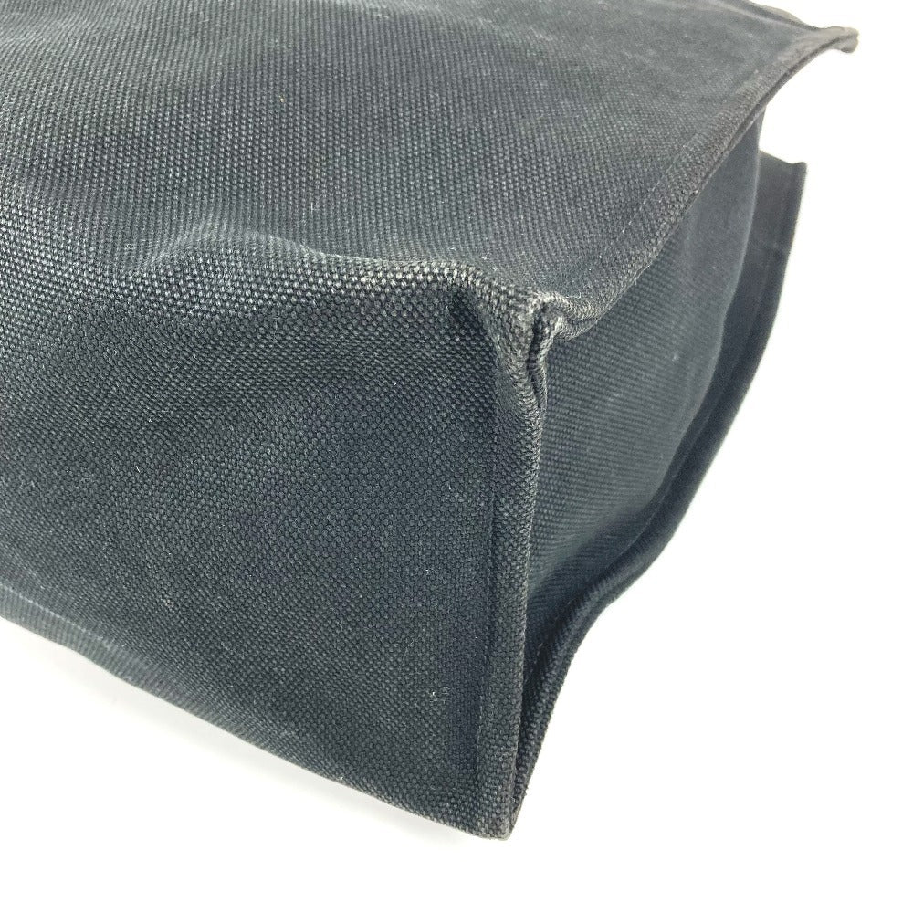 HERMES エトリヴィエール ショッピングトート カバン トートバッグ 縦型トート ショルダーバッグ レザー/キャンバス ユニセックス ブラック