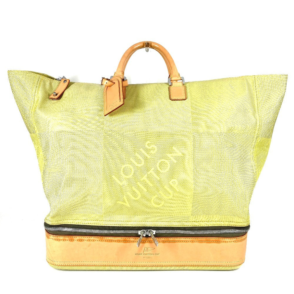 LOUIS VUITTON M80631 LV CUP ダミエジェアン サザンクロス 旅行バッグ トラベルバッグ カバン ボストンバッグ ダミエジェアンキャンバス ユニセックス イエロー