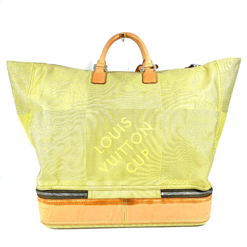 LOUIS VUITTON M80631 LV CUP ダミエジェアン サザンクロス 旅行バッグ トラベルバッグ カバン ボストンバッグ ダミエジェアンキャンバス ユニセックス イエロー