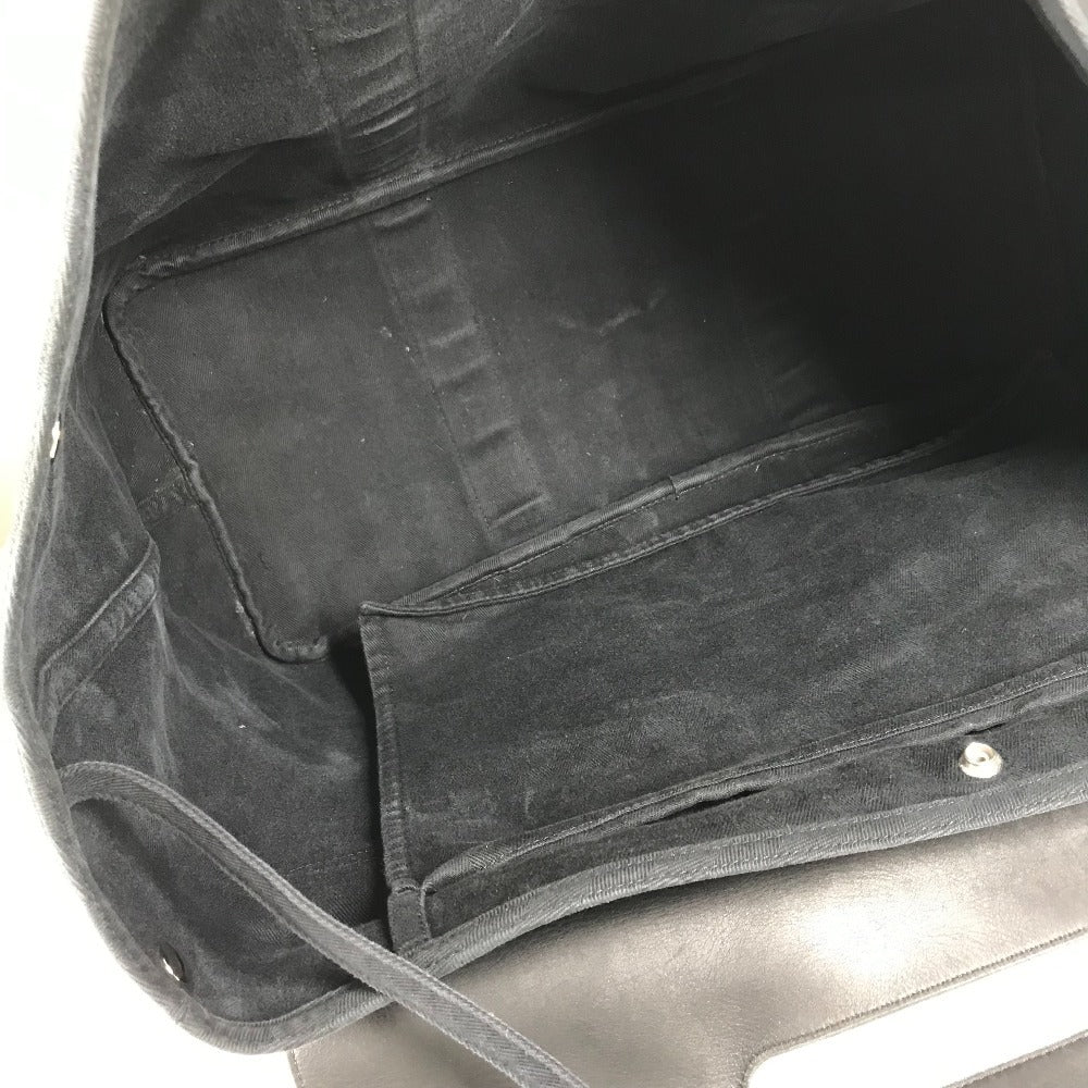 HERMES ヴァルパライソ GM ヴァルパライソGM 旅行バッグ トラベルバッグ カバン トートバッグ フラップ ボストンバッグ レザー/キャンバス レディース ブラック