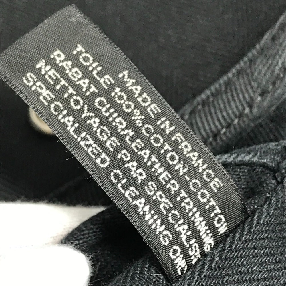 HERMES ヴァルパライソ GM ヴァルパライソGM 旅行バッグ トラベルバッグ カバン トートバッグ フラップ ボストンバッグ レザー/キャンバス レディース ブラック