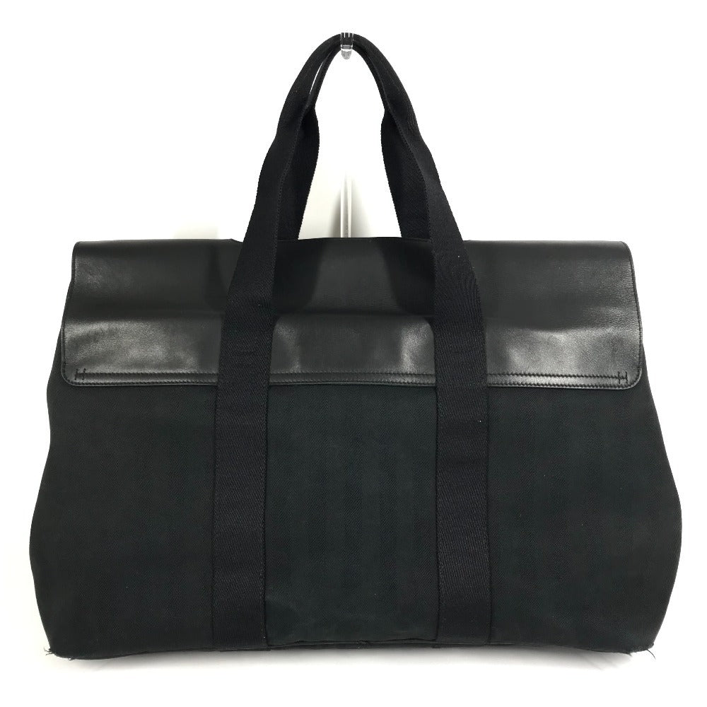 HERMES ヴァルパライソ GM ヴァルパライソGM 旅行バッグ トラベルバッグ カバン トートバッグ フラップ ボストンバッグ レザー/キャンバス レディース ブラック