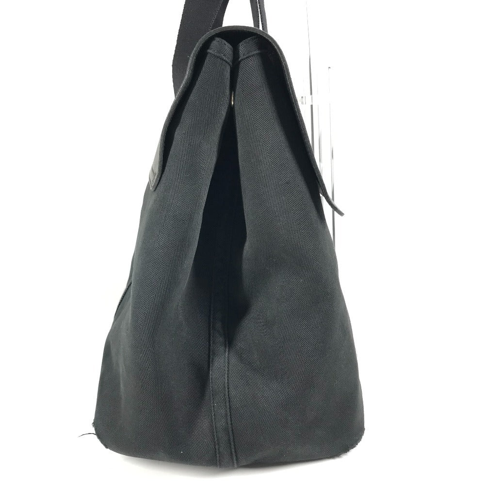 HERMES ヴァルパライソ GM ヴァルパライソGM 旅行バッグ トラベルバッグ カバン トートバッグ フラップ ボストンバッグ レザー/キャンバス レディース ブラック