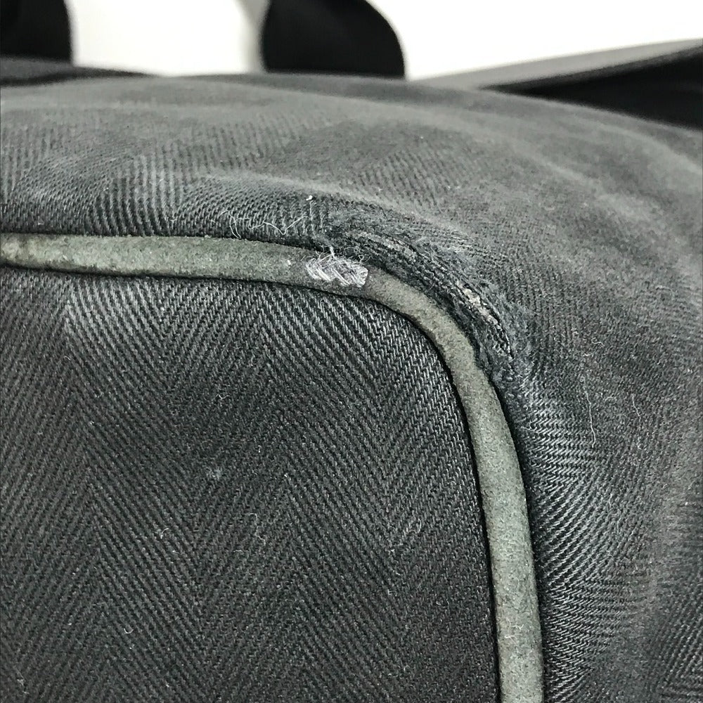 HERMES ヴァルパライソ GM ヴァルパライソGM 旅行バッグ トラベルバッグ カバン トートバッグ フラップ ボストンバッグ レザー/キャンバス レディース ブラック