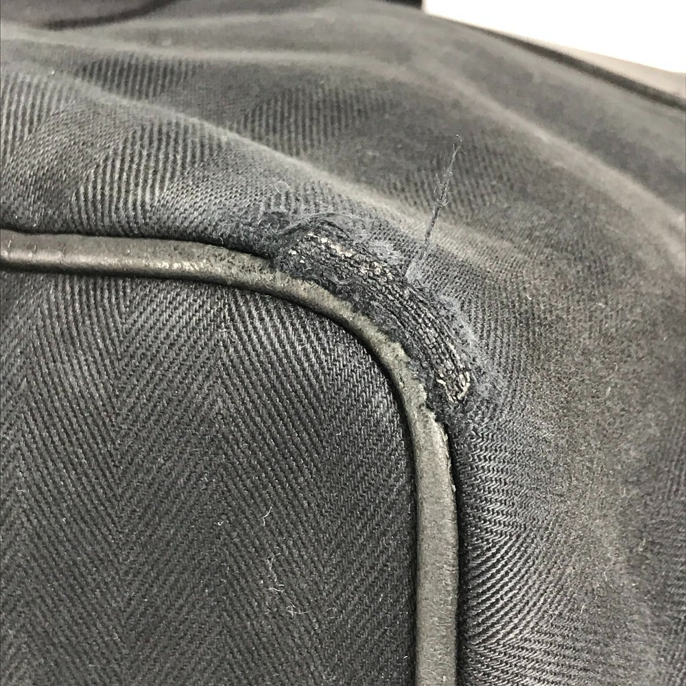 HERMES ヴァルパライソ GM ヴァルパライソGM 旅行バッグ トラベルバッグ カバン トートバッグ フラップ ボストンバッグ レザー/キャンバス レディース ブラック