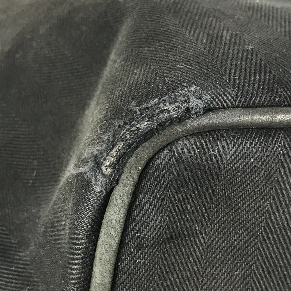 HERMES ヴァルパライソ GM ヴァルパライソGM 旅行バッグ トラベルバッグ カバン トートバッグ フラップ ボストンバッグ レザー/キャンバス レディース ブラック