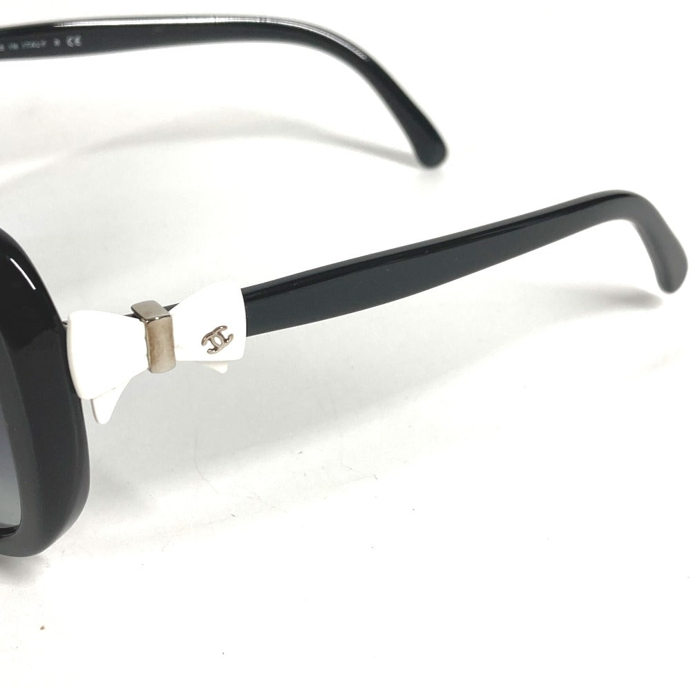 CHANEL 5171-A りぼん リボン CC ココマーク ロゴ めがね メガネ アイウェア 眼鏡 サングラス プラスチック レディース ブラック