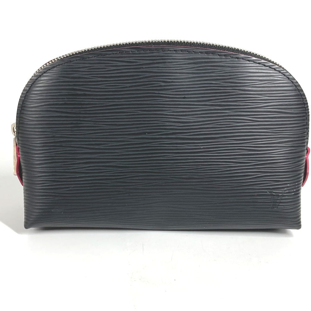 LOUIS VUITTON M67185 エピ バイカラー ポシェット コスメティック ポーチ メイクポーチ マルチポーチ 化粧ポーチ エピレザー ユニセックス ノワール ブラック