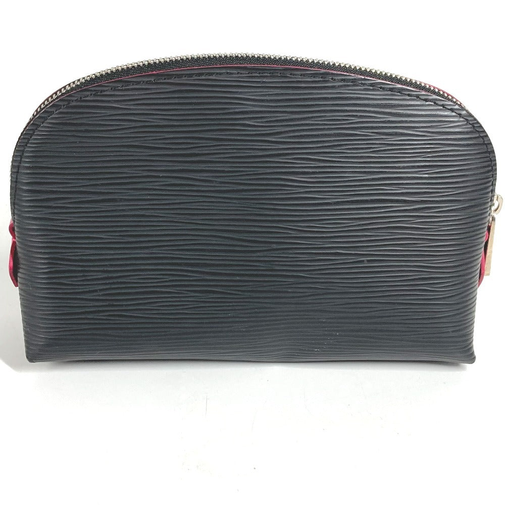 LOUIS VUITTON M67185 エピ バイカラー ポシェット コスメティック ポーチ メイクポーチ マルチポーチ 化粧ポーチ エピレザー ユニセックス ノワール ブラック