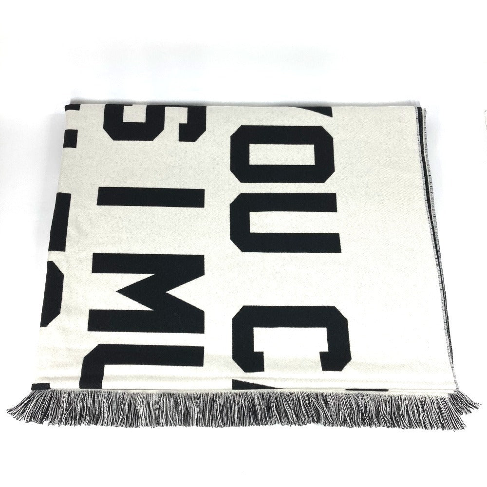 Dior 28Z0006A0663 カクタスジャック フリンジ Dior x Cactus Jack Blanket インテリア ひざかけ 毛布 バイカラー ブランケット ウール ユニセックス ホワイト