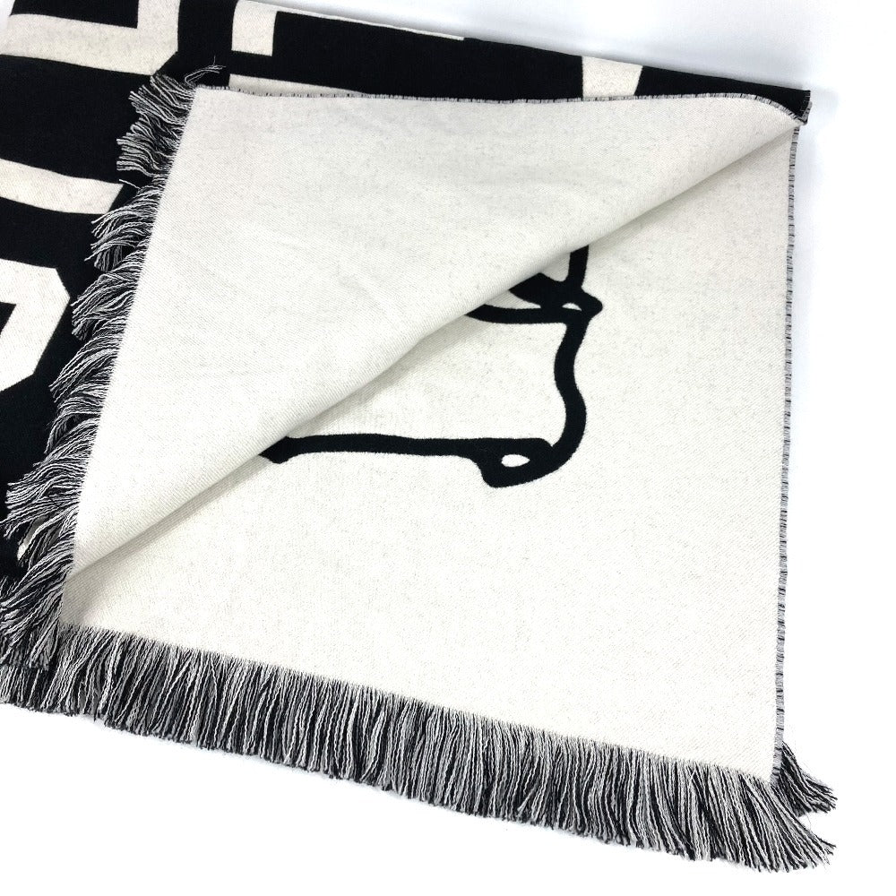 Dior 28Z0006A0663 カクタスジャック フリンジ Dior x Cactus Jack Blanket インテリア ひざかけ 毛布 バイカラー ブランケット ウール ユニセックス ホワイト