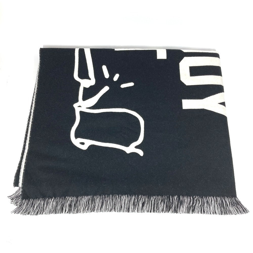 Dior 28Z0006A0663 カクタスジャック フリンジ Dior x Cactus Jack Blanket インテリア ひざかけ 毛布 バイカラー ブランケット ウール ユニセックス ホワイト