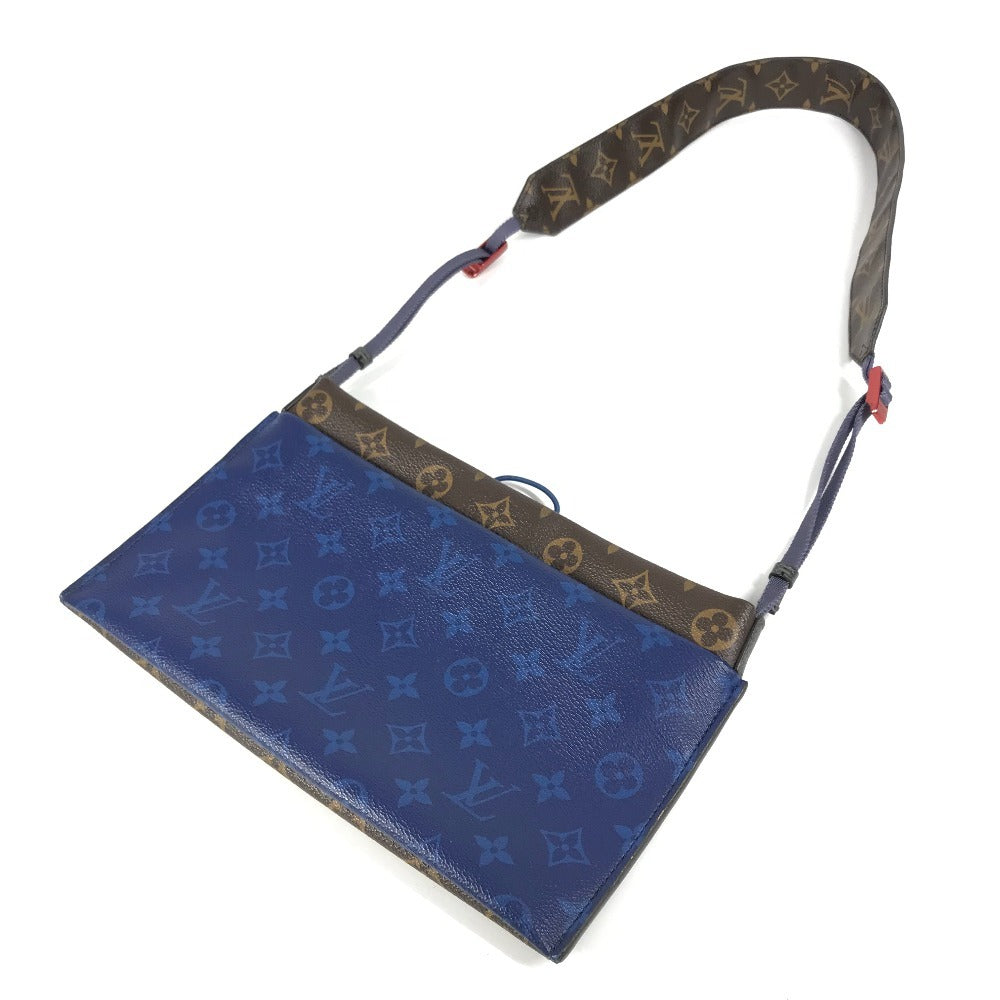 LOUIS VUITTON M43854 モノグラム キムジョーンズ スプリット サコッシュ 斜め掛け カバン ショルダーバッグ モノグラムキャンバス ユニセックス ブラウン