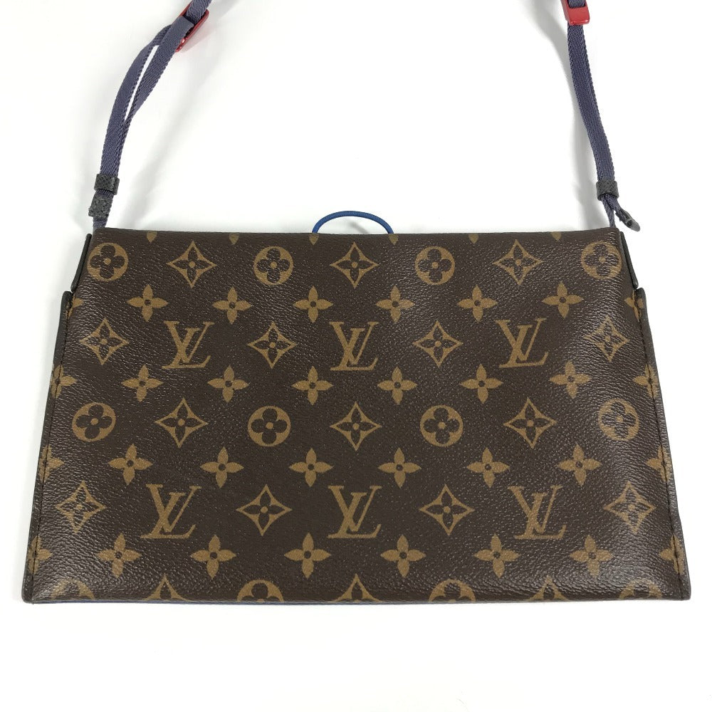 LOUIS VUITTON M43854 モノグラム キムジョーンズ スプリット サコッシュ 斜め掛け カバン ショルダーバッグ モノグラムキャンバス ユニセックス ブラウン