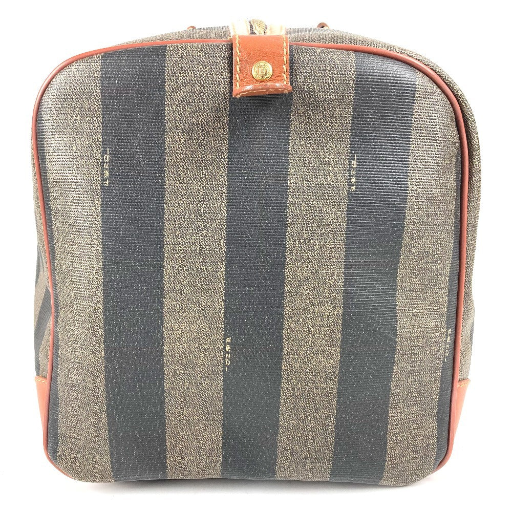 FENDI ヴィンテージ ペカン 旅行バッグ トラベルバッグ カバン ボストンバッグ PVC/レザー ユニセックス カーキ