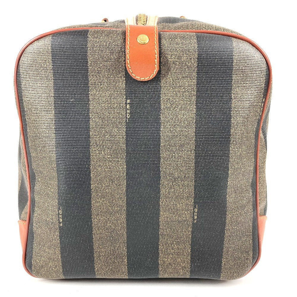 FENDI ヴィンテージ ペカン 旅行バッグ トラベルバッグ カバン ボストンバッグ PVC/レザー ユニセックス カーキ
