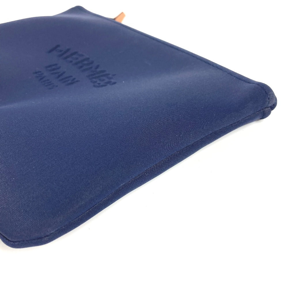 HERMES トゥルーストワレット ネオバンPM ネオバン PM クラッチバッグ カバン メイクポーチ マルチポーチ ポーチ ポリアミド ユニセックス ネイビー