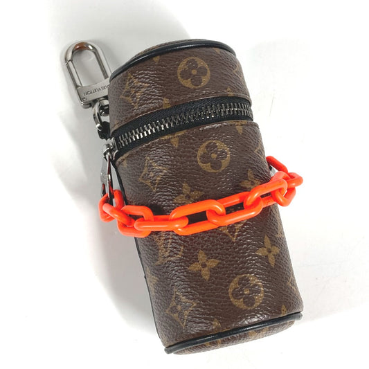 LOUIS VUITTON M00966 モノグラム バレル チェーン ポーチ バッグチャーム キーホルダー モノグラムキャンバス ユニセックス ブラウン