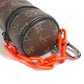 LOUIS VUITTON M00966 モノグラム バレル チェーン ポーチ バッグチャーム キーホルダー モノグラムキャンバス ユニセックス ブラウン