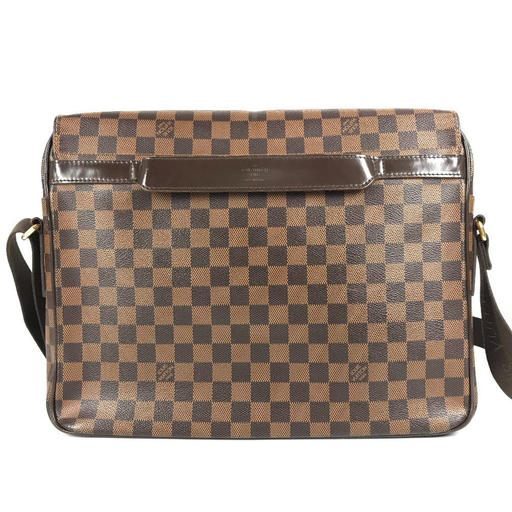 LOUIS VUITTON N41148 ダミエ シェルトンGM シェルトン GM カバン 斜め掛け フラップ メッセンジャーバッグ ショルダーバッグ ダミエキャンバス ユニセックス エベヌ ブラウン