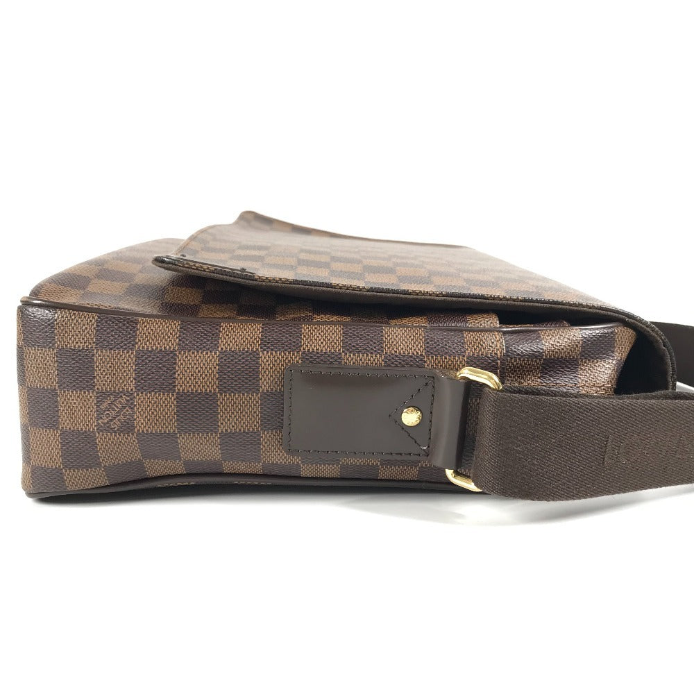 LOUIS VUITTON N41148 ダミエ シェルトンGM シェルトン GM カバン 斜め掛け フラップ メッセンジャーバッグ ショルダーバッグ ダミエキャンバス ユニセックス エベヌ ブラウン