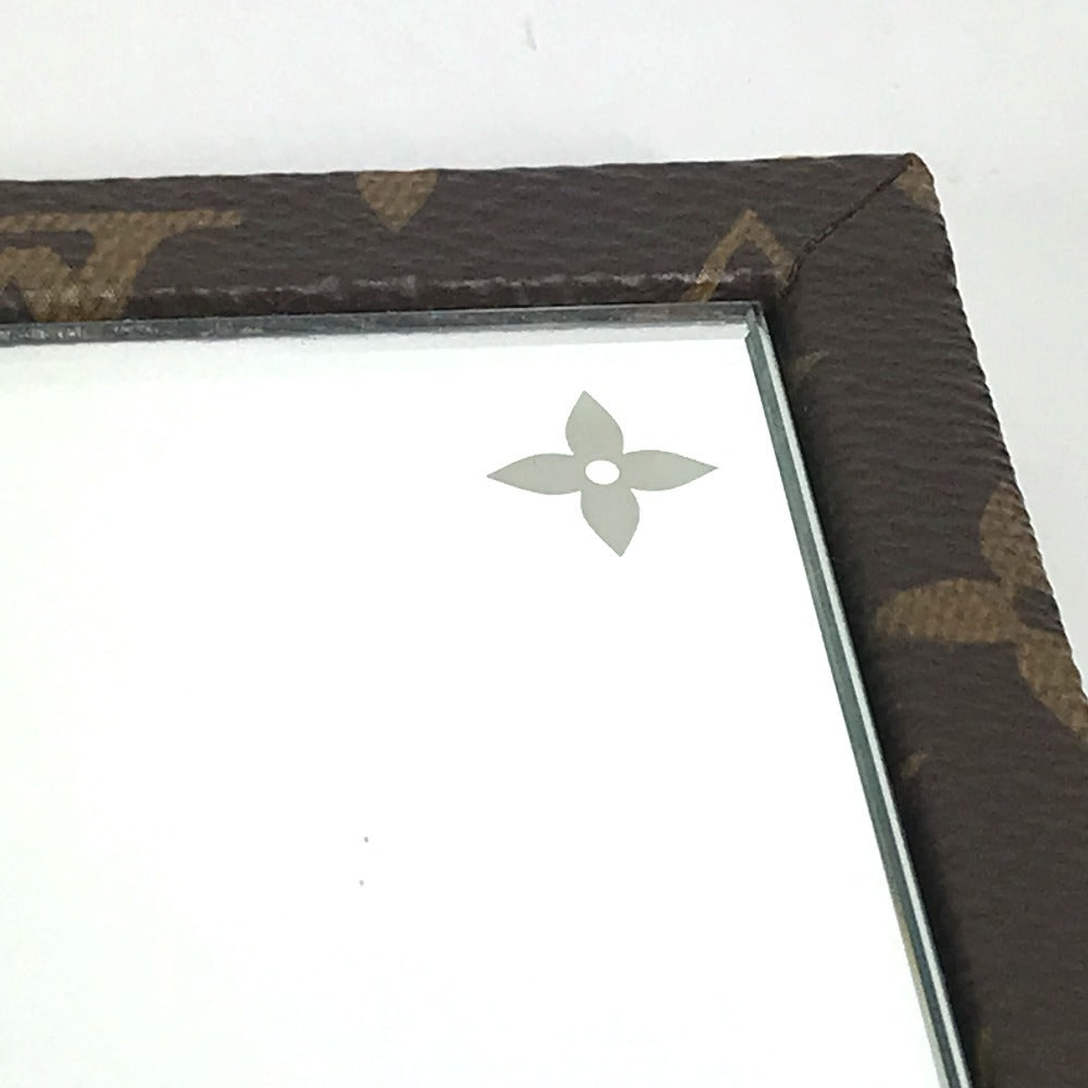 LOUIS VUITTON GI0554 モノグラム ホーム ミラー トランク インテリア 三面鏡 鏡 モノグラムキャンバス ユニセックス ブラウン