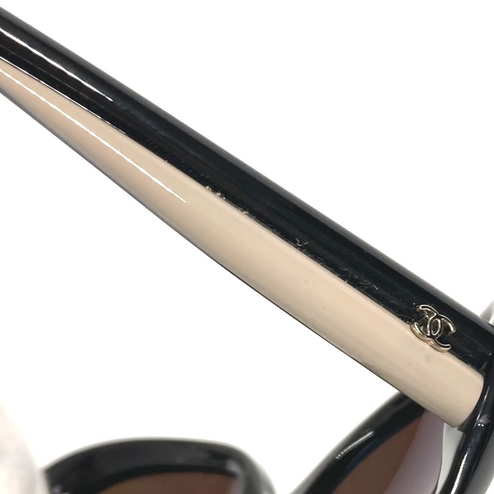 CHANEL 5312-A バイカラー CC ココマーク ロゴ めがね メガネ アイウェア 眼鏡 サングラス プラスチック レディース ブラック系×ブラウン系