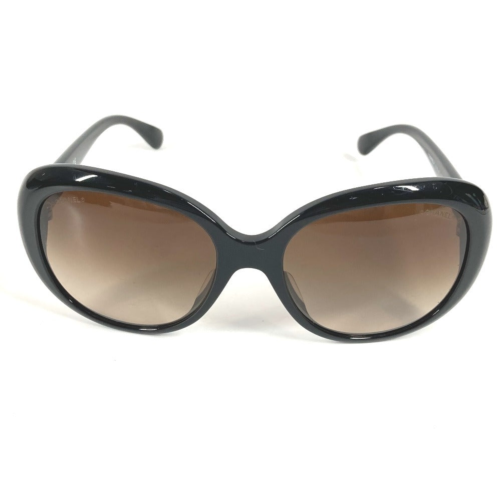 CHANEL 5312-A バイカラー CC ココマーク ロゴ めがね メガネ アイウェア 眼鏡 サングラス プラスチック レディース ブラック系×ブラウン系