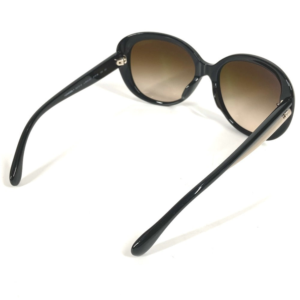 CHANEL 5312-A バイカラー CC ココマーク ロゴ めがね メガネ アイウェア 眼鏡 サングラス プラスチック レディース ブラック系×ブラウン系