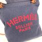 HERMES ロゴ アリーヌ MM アリーヌMM カバン 肩掛け ショルダーバッグ トワルシェブロン ユニセックス ブルーインディゴ ネイビー