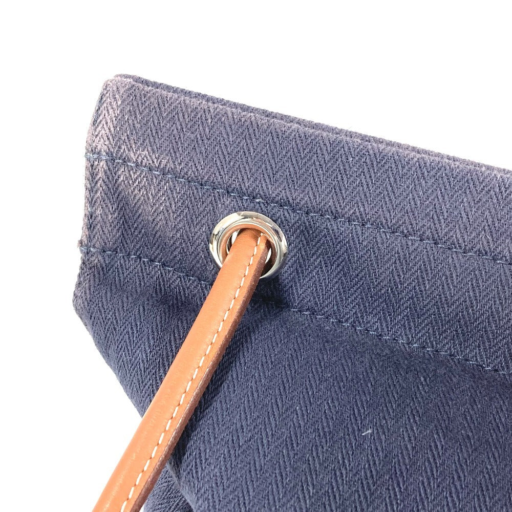 HERMES ロゴ アリーヌ MM アリーヌMM カバン 肩掛け ショルダーバッグ トワルシェブロン ユニセックス ブルーインディゴ ネイビー