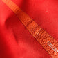 HERMES Garden Party Pocket Tote Bag, Size 36, Toile Militaire, Unisex, Rouge Tomato x Capucines, Red