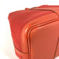 HERMES Garden Party Pocket Tote Bag, Size 36, Toile Militaire, Unisex, Rouge Tomato x Capucines, Red