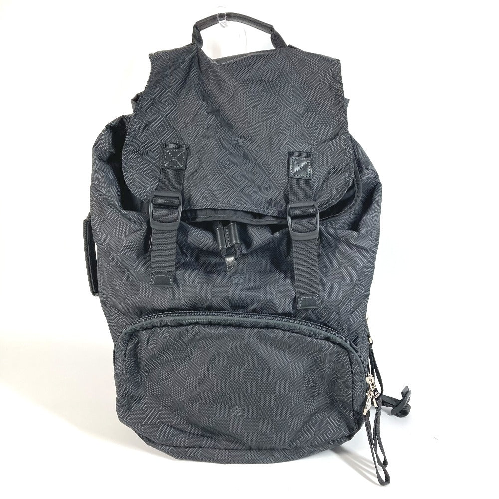 LOUIS VUITTON N41189 Damier Aventure Light Pack Galaxy Backpack in Leather/Nylon, Unisex, Black