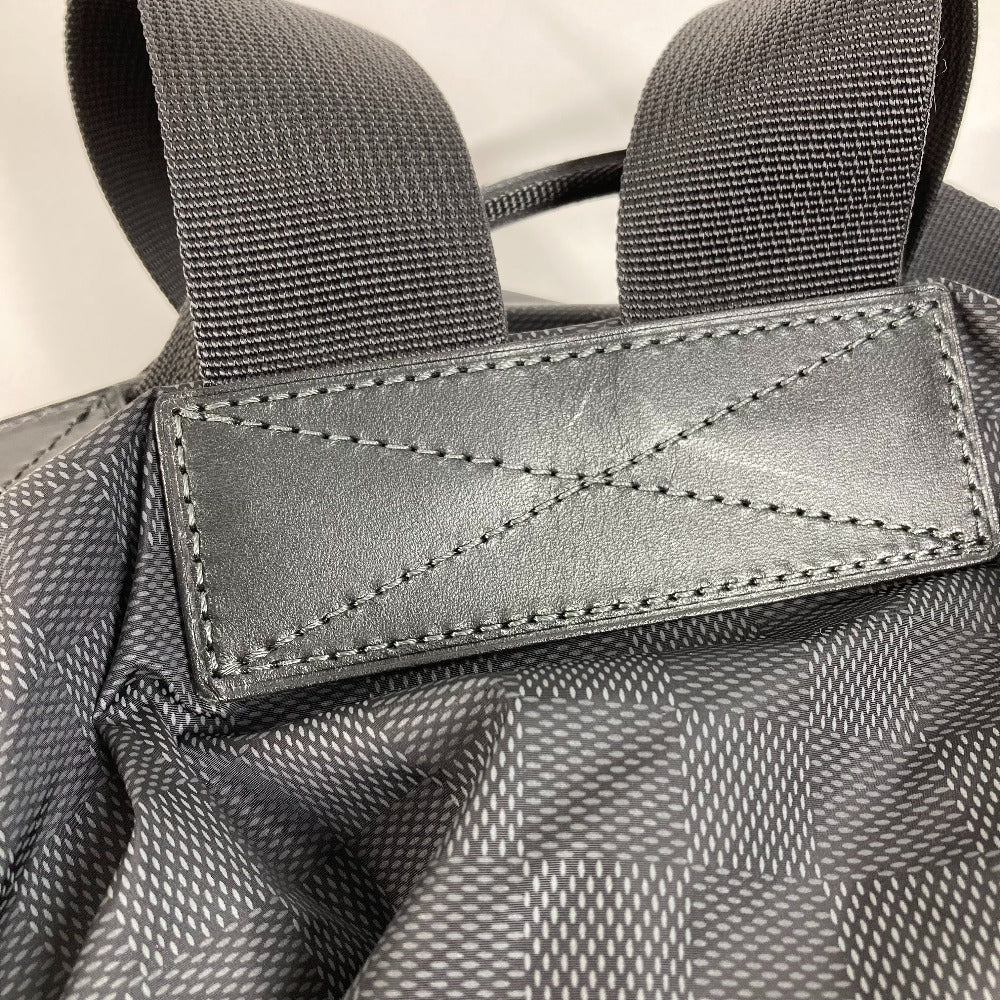 LOUIS VUITTON N41189 Damier Aventure Light Pack Galaxy Backpack in Leather/Nylon, Unisex, Black