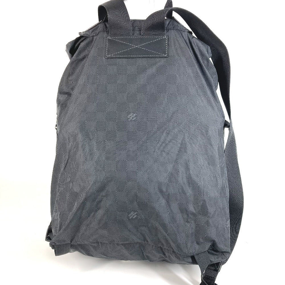LOUIS VUITTON N41189 Damier Aventure Light Pack Galaxy Backpack in Leather/Nylon, Unisex, Black