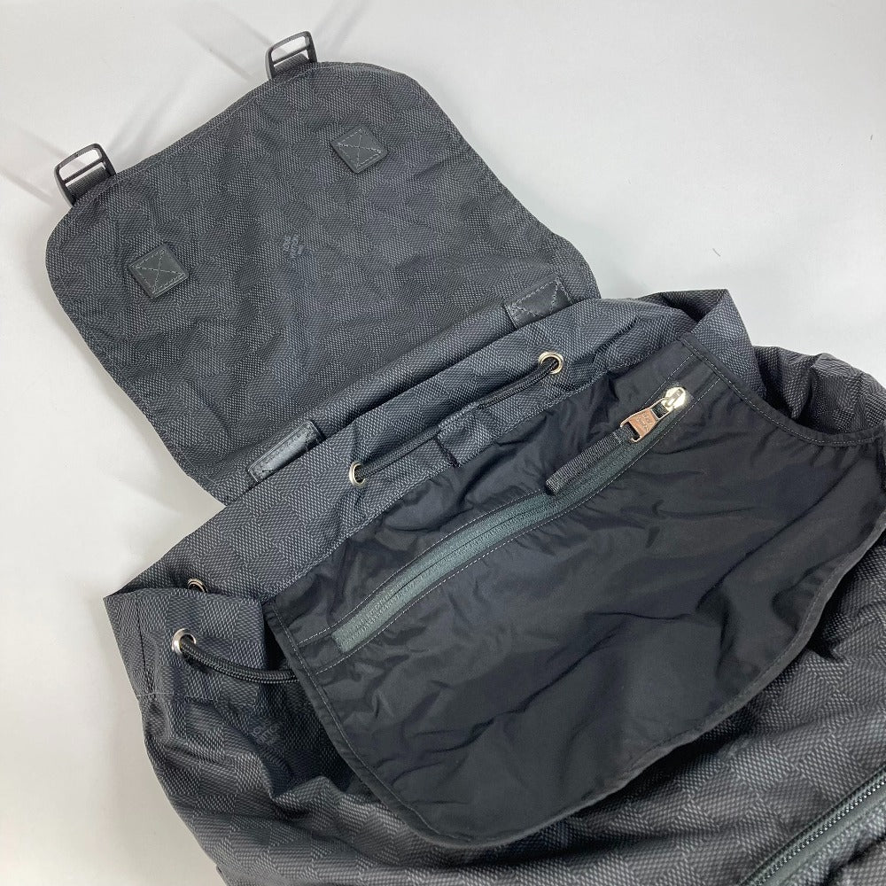 LOUIS VUITTON N41189 Damier Aventure Light Pack Galaxy Backpack in Leather/Nylon, Unisex, Black