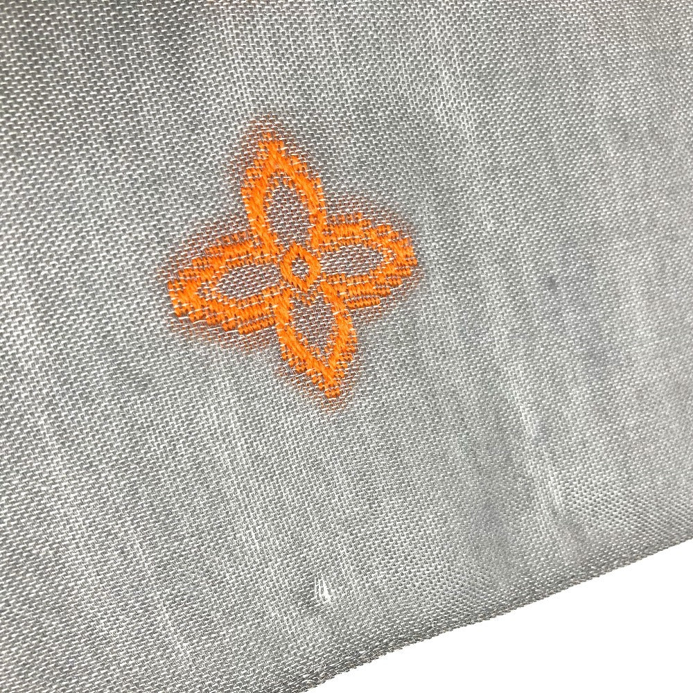 LOUIS VUITTON M70385 Embroidered Monogram LV Logo Stole/Scarf Shawl Wool Unisex Gray