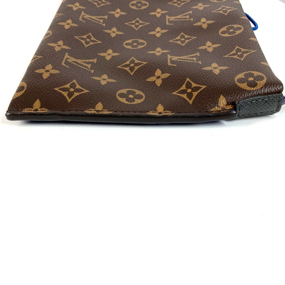 LOUIS VUITTON M43854 モノグラム キムジョーンズ スプリット サコッシュ 斜め掛け カバン ポシェット ショルダーバッグ モノグラムキャンバス ユニセックス ブラウン