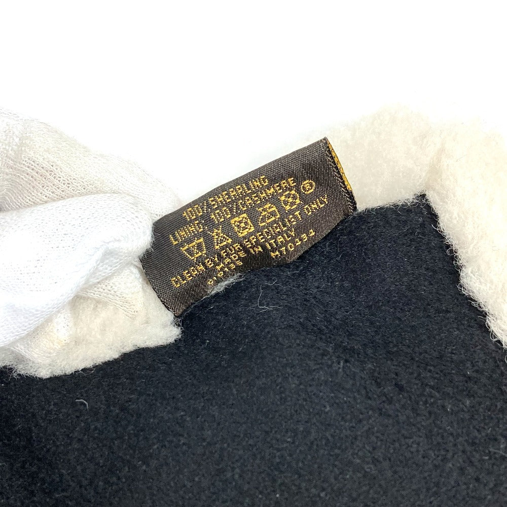 LOUIS VUITTON M70434 モノグラムフラワー LVロゴ エシャルプ シャーリング ダーリン ストール ファー ティペット マフラー カシミヤ レディース ホワイト