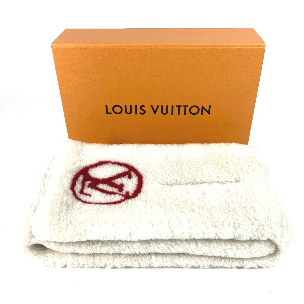 LOUIS VUITTON M70434 モノグラムフラワー LVロゴ エシャルプ シャーリング ダーリン ストール ファー ティペット マフラー カシミヤ レディース ホワイト