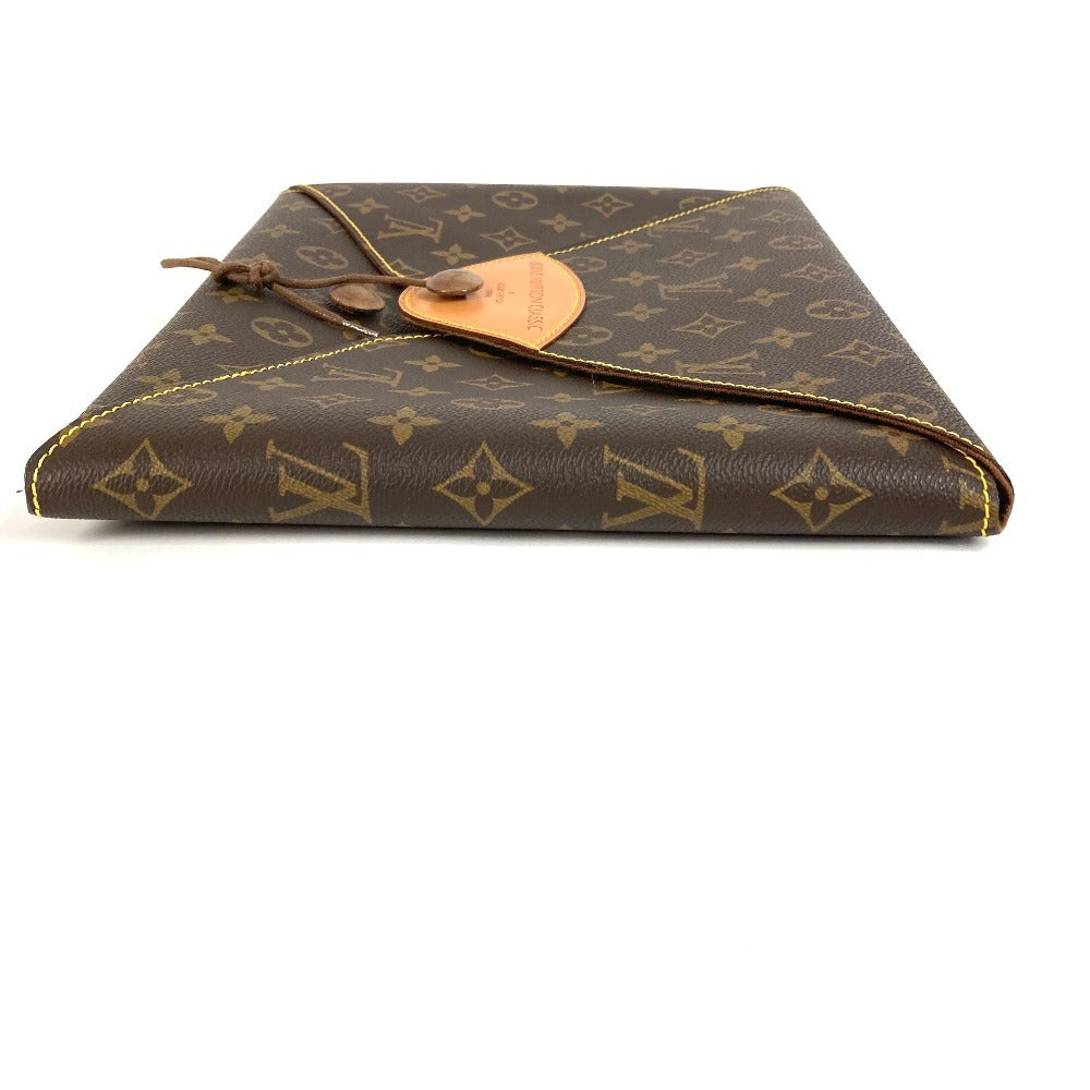 LOUIS VUITTON 不明 モノグラム CLASSIC クラシック ロゴ ポーチ セカンドバッグ クラッチバッグ モノグラムキャンバス ユニセックス ブラウン