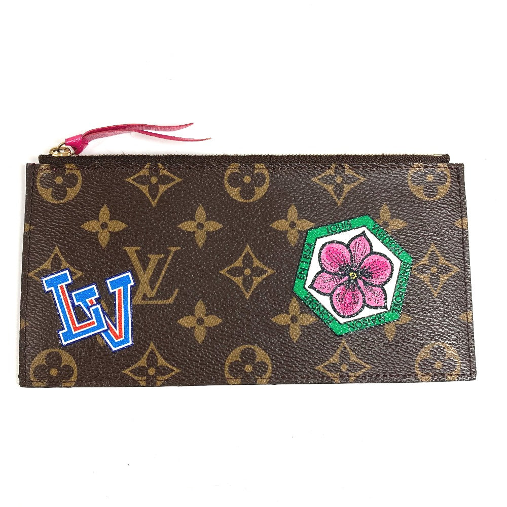 LOUIS VUITTON Unknown Monogram Panda Shanghai China Pochette Felicie Bag Crossbody Chain Bag Long Wallet Chain Wallet Shoulder Bag Monogram Canvas Women's Brown