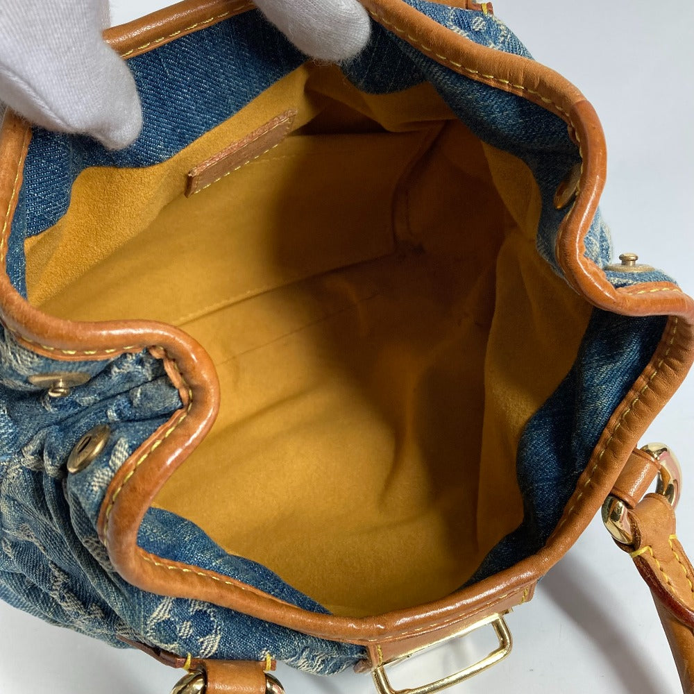 LOUIS VUITTON M95020 Monogram Denim Pretty Mini Bag Handbag in Monogram Denim Canvas for Women